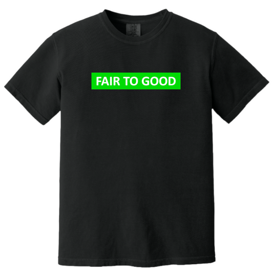 Fair to Good Surf T-Shirt (black)