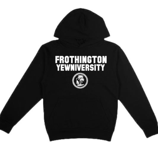 Frothington Yewniversity Surf Hoodie (White)