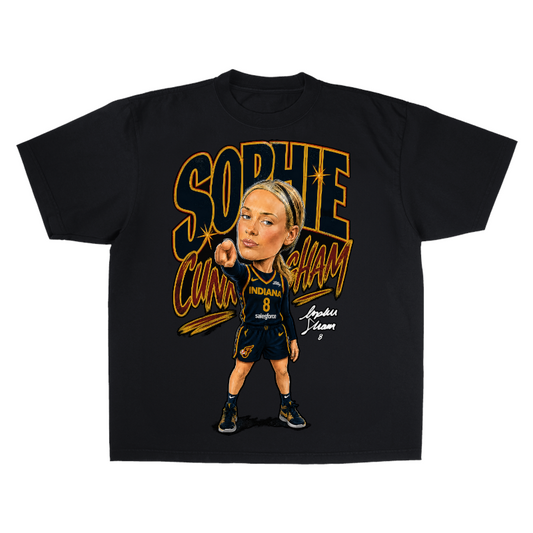 Sophie Cunningham Meme 90's Caricature T-Shirt